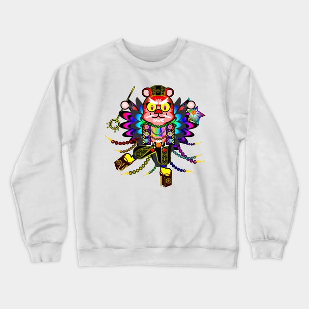 SUMMER PRIDE FESTIVAL: TENGU BEAR Crewneck Sweatshirt by cholesterolmind